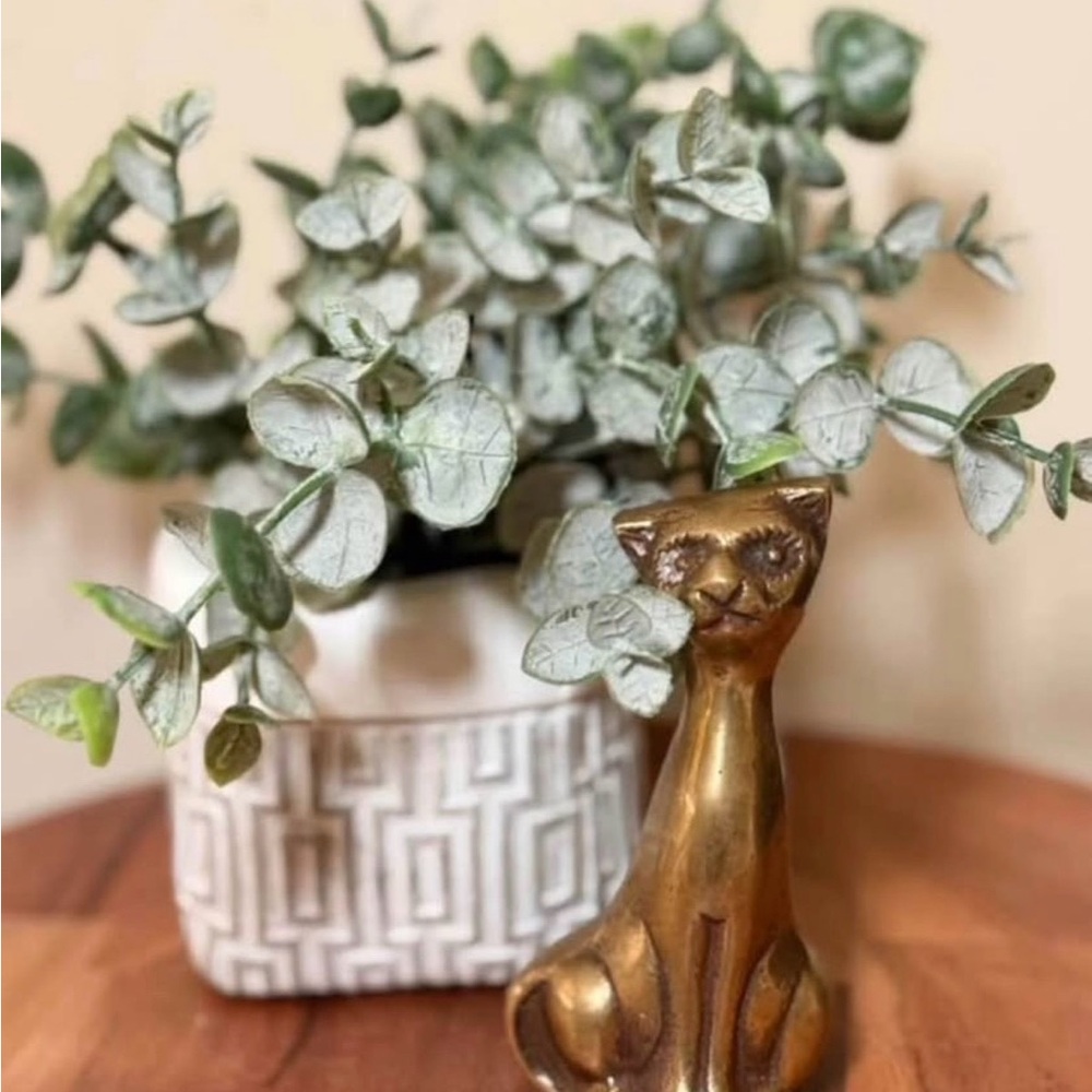 Vintage Brass Cat